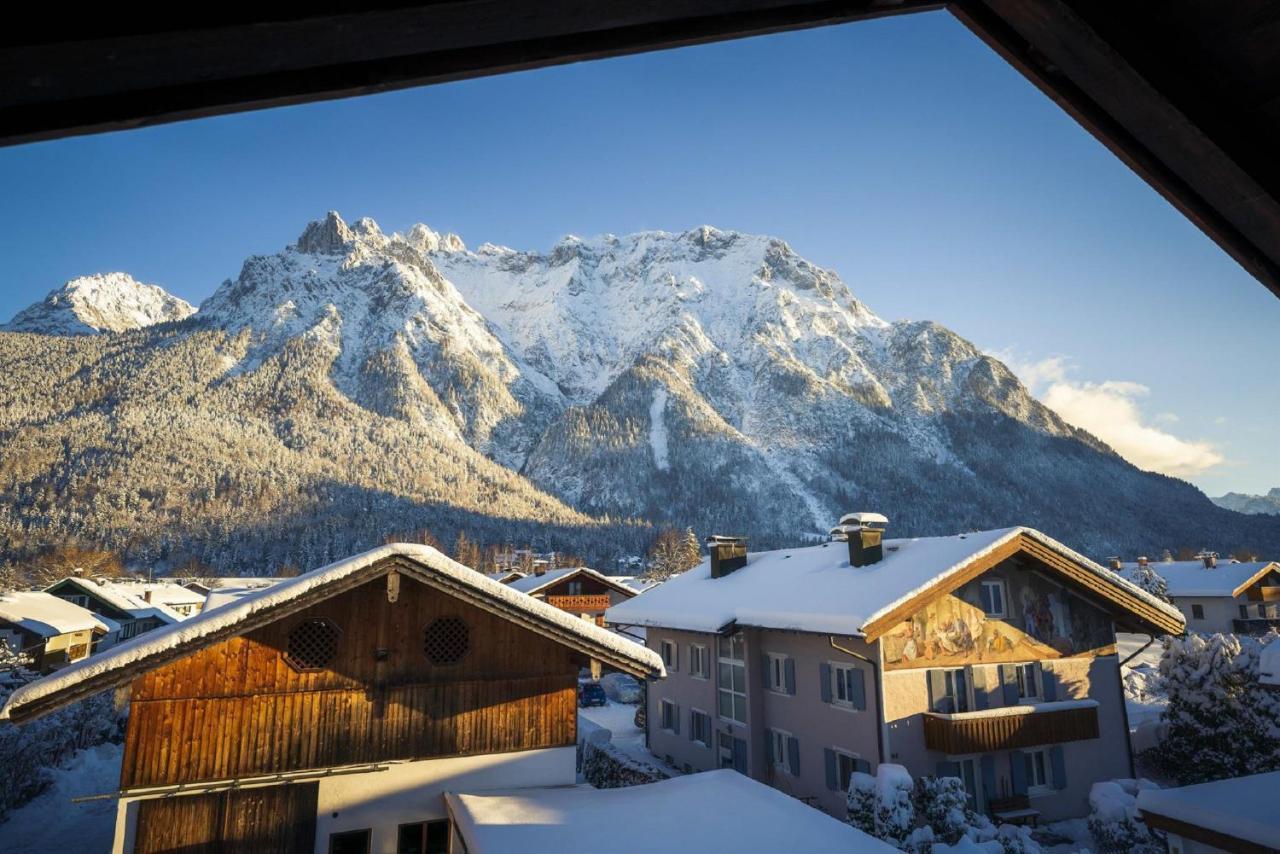 Ferienwohnung Landhaus Braun Mittenwald Exterior foto